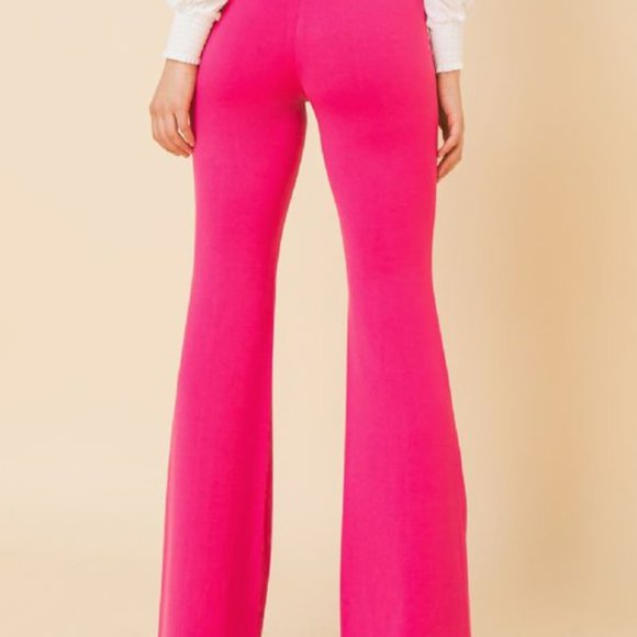 Hight-rise Pinch front Flare Pants - Picture 4 of 8